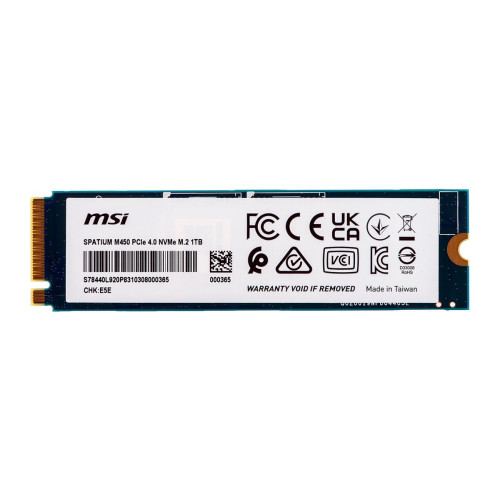 Dysk SSD MSI SPATIUM M450 PCIe 4.0 NVMe M.2 1TB-9328462