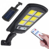 Solarna lampa uliczna LED z czujnikiem i pilotem MCE446 -9367264