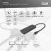 Hub/Koncentrator 3-portowy USB Typ C/3x HDMI 4K/60Hz HDR HDCP 2.2 MST-9369266