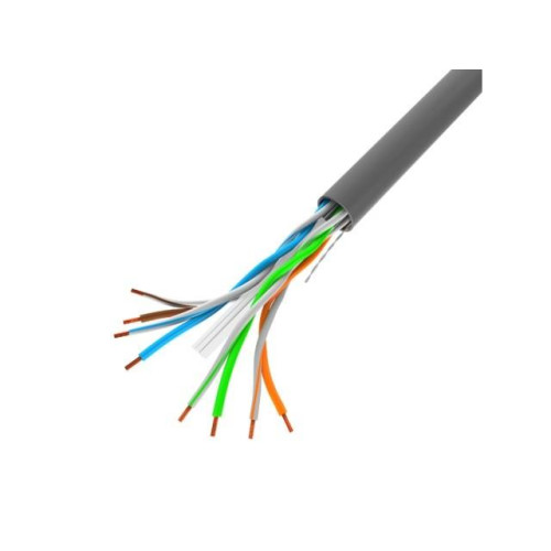 Kabel LAN UTP 1Gb/s 305m drut cca szary-9363388
