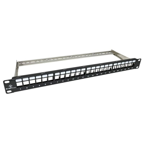 Patch panel pusty 24 porty 1U modularny-7832753