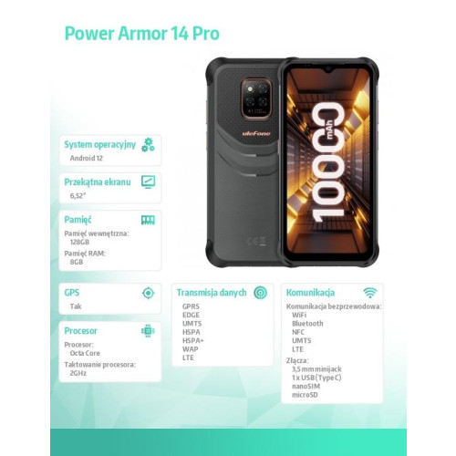 Smartfon Power Armor 14 Pro 6,52