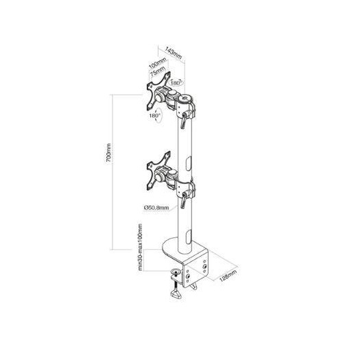 Uchwyt biurkowy FPMA-D960DVBLACKPLUS-9367151