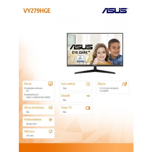 Monitor 27 cali VY279HGE-9368283