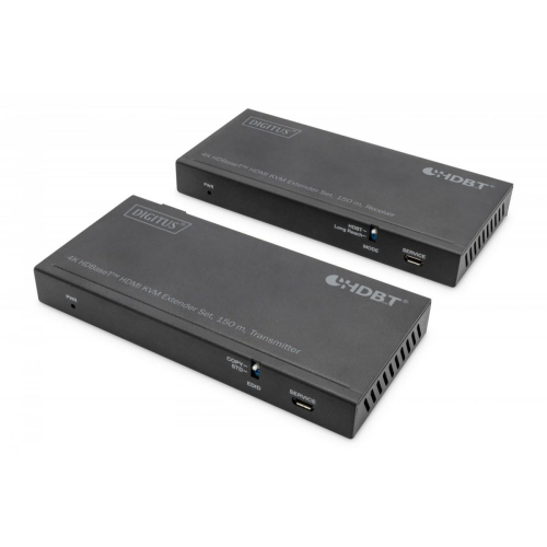 Przedłużacz/Extender HDMI 4K 60Hz 150m po skrętce Cat.6A/7/8 HDBaseT HDCP2.2 IR EDID PoC, zestaw-9369233