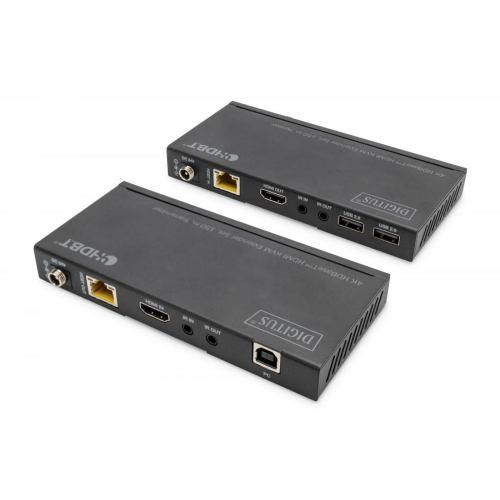 Przedłużacz/Extender HDMI 4K 60Hz 150m po skrętce Cat.6A/7/8 HDBaseT HDCP2.2 IR EDID PoC, zestaw-9369234