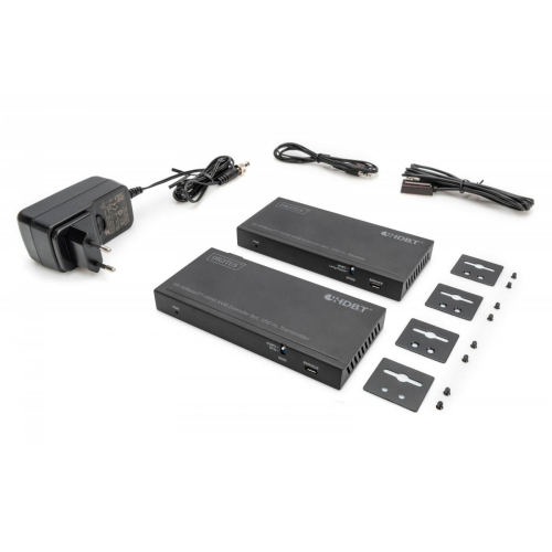 Przedłużacz/Extender HDMI 4K 60Hz 150m po skrętce Cat.6A/7/8 HDBaseT HDCP2.2 IR EDID PoC, zestaw-9369240