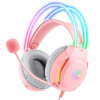 Słuchawki gamingowe X26 różowe (przewodowe)-9371675