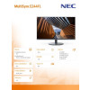 Monitor MultiSync E244FL 24 cale USB-C HDMI czarny-9374757