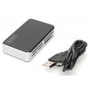 Czytnik kart 6-portowy USB 2.0, uniwersalny, Czarno-srebrny-9374854