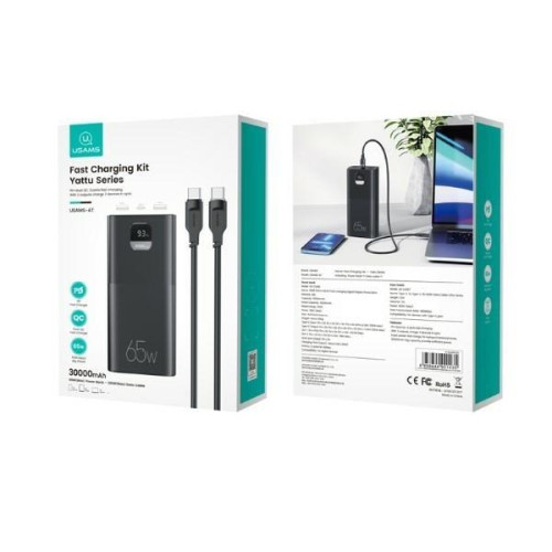 Powerbank 30000mAh PB68 PD + QC 3.0 Fast Charge -9373239