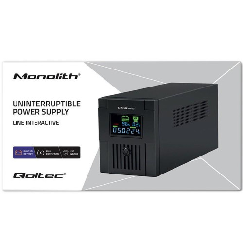 Zasilacz awaryjny UPS | Monolith | 1500VA | 900W | LCD | USB -9373338
