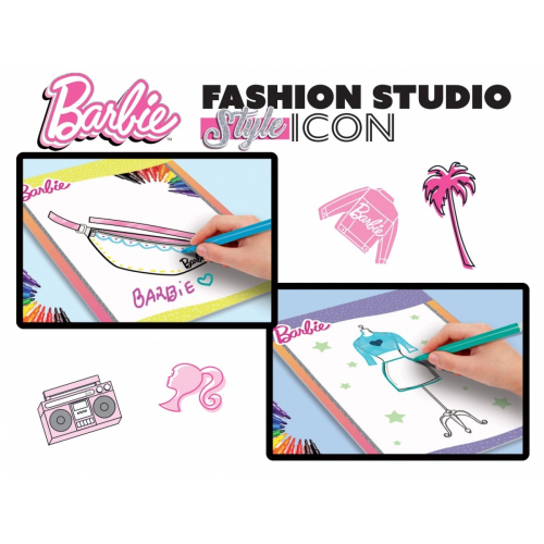 Ksiażeczka do projektowania sukienek Barbie-9373814