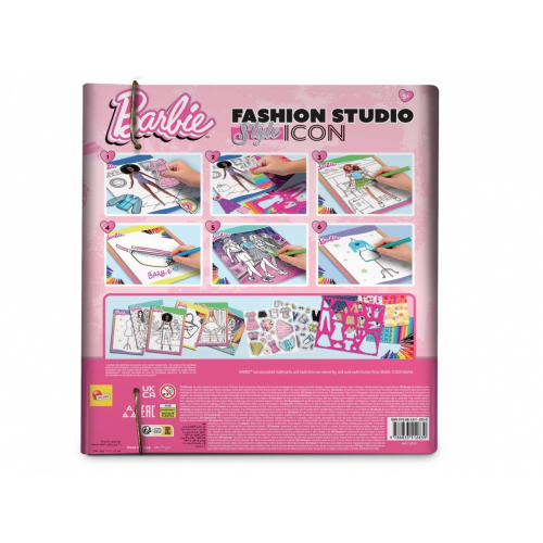 Ksiażeczka do projektowania sukienek Barbie-9373817