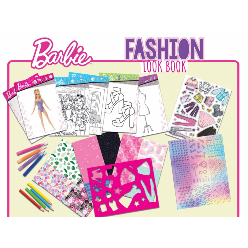 Książeczka szkicownik Barbie-9373819