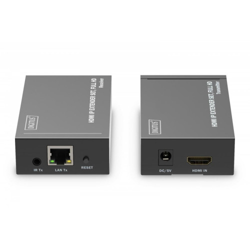 Przedłużacz/Extender HDMI 1080p 60Hz 120m po skrętce Cat.6/6A/7/8 HDCP 1.3 IR, zestaw-9374869