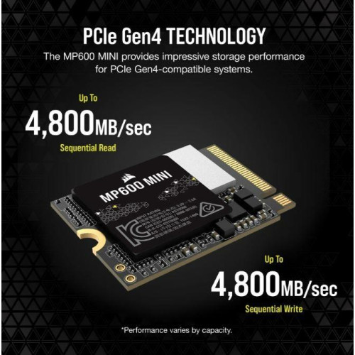 Dysk SSD 1TB MP600 MINI 4800/4800 MB/s PCIe Gen 4.0 x4 M.2 2230-9376258