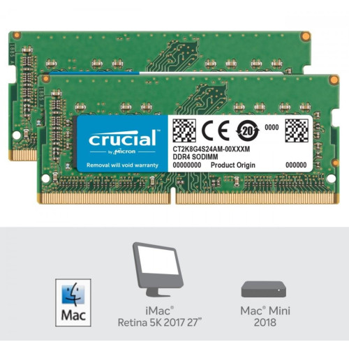Pamięć DDR4 SODIMM do Apple Mac 16GB(2*8GB)/2400 CL17 (8bit)-9376922