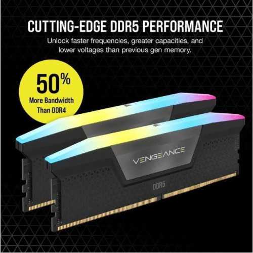 Pamięć DDR5 VENGEANCE RGB 64GB/6000 (2x32GB) CL30 AMD EXPO -9377445