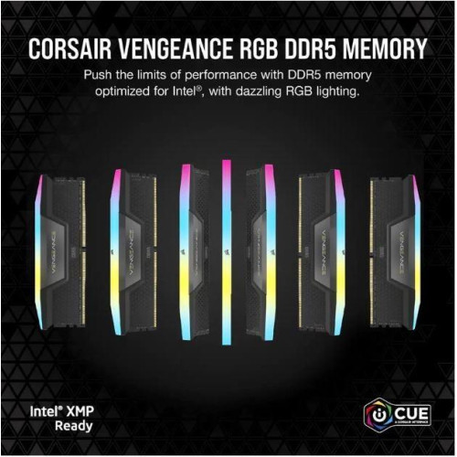 Pamięć DDR5 VENGEANCE RGB 64GB/6000 (2x32GB) CL30 AMD EXPO -9377446