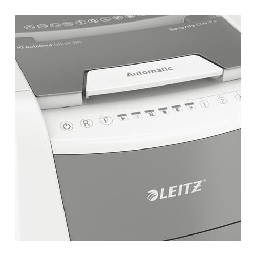 Leitz Niszczarka IQ AutoFeed 300, P4, 300 kartek, 60 l kosz-9382804