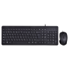 Zestaw klawiatura + mysz HP 150 Wired Mouse and Keyboard przewodowe czarne 240J7AA-9394502
