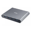 Przełącznik 2-Port 4K DP USB-C KVM Dock Switch with Power -9428817