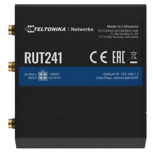 Router LTE RUT241 (Cat 4), 2G, WiFi, Ethernet-9428604