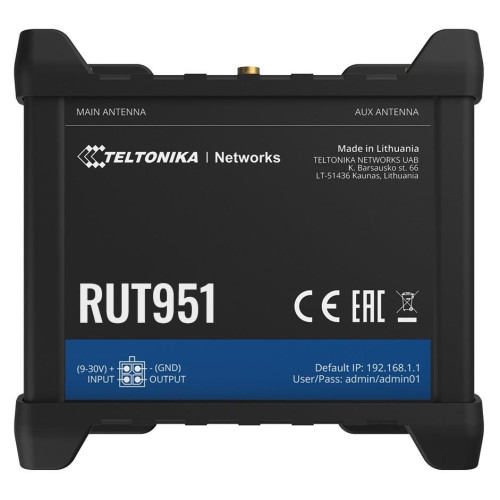 Router LTE RUT951 (Cat4), 3G, 2G, WiFi, Ethernet-9428625