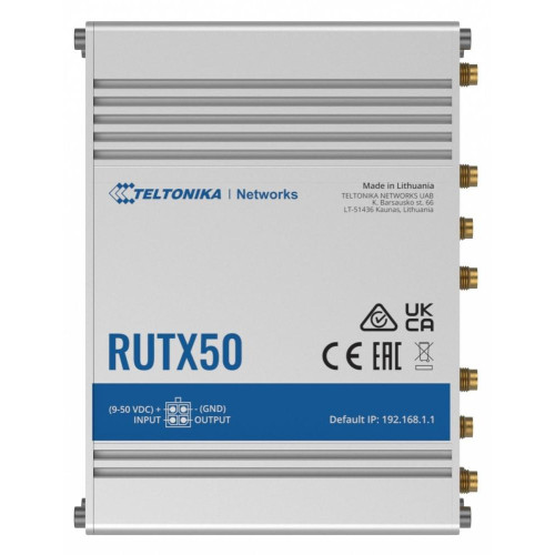 Router 5G RUTX50 Dual Sim, GNSS, WiFi, 4xLAN, USB2.0-9428735