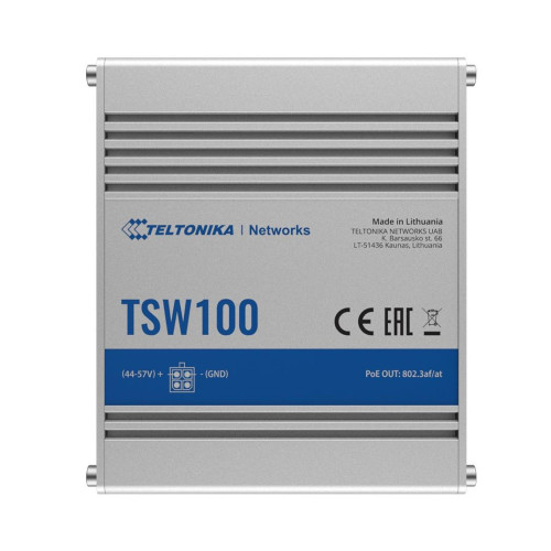 Przełącznik przemysłowy TSW100 4xPoE+, 5xGigabit-9428745