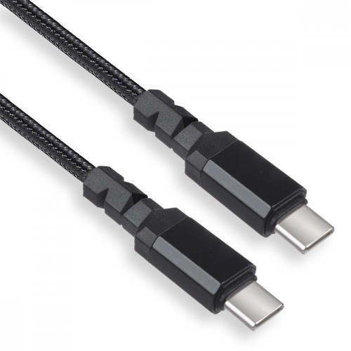 Kabel 2x USB-C 100W 1m wspierajacy PD przesyl danych do 10Gbps MCE491 Czarny-9428795