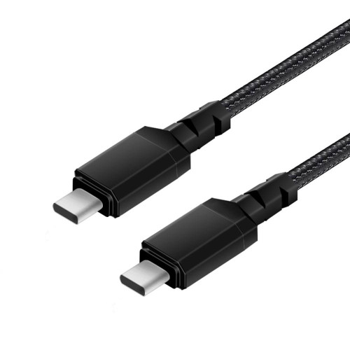 Kabel 2x USB-C 100W 2m wspierający PD przesył danych do 10Gbps MCE492 Czarny-9428805