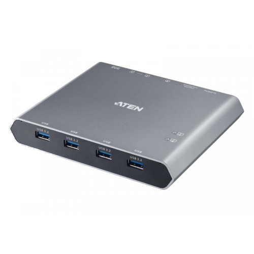 Przełącznik 2-Port 4K DP USB-C KVM Dock Switch with Power -9428817