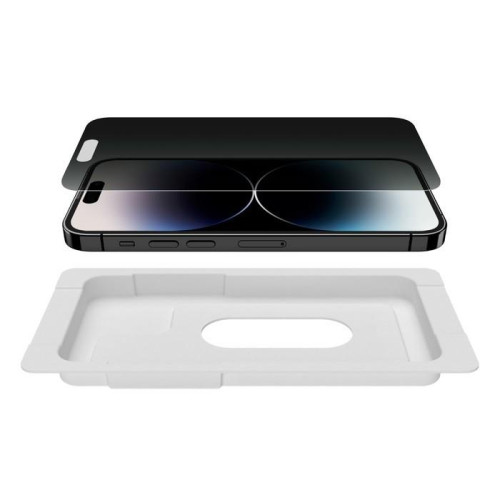 Szkło hartowane Tempered Privacy Anti-Microbal do iPhone 14 Pro-9429291