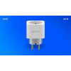 Inteligentne gniazdko Wi-Fi 16A Pomiar zużycia energii, AS-01 Białe-9431214
