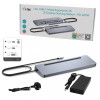 Stacja dokująca USB-C Metal Ergonomic 4K 3x Display Docking Station PD 100W + i-tec Universal Charger 100W (bundle) -9431713