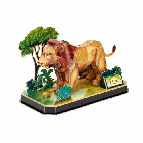 Puzzle 3D Zwierzęta - Lew-9433071