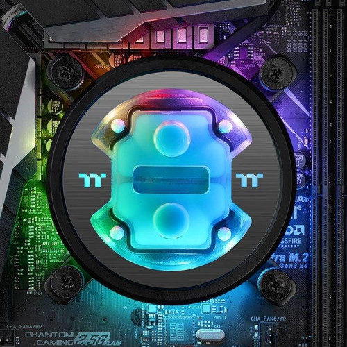 THERMALTAKE PACIFIC W7 PLUS TRANSPARENT PLUS RGB LED SOFTWARE CONTROL CL-W279-CU00SW-A-9436717