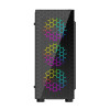 GEMBIRD OBUDOWA FORNAX 500 MIDI-TOWER (2X USB 3.1, 1X USB 2.0, HD AUDIO, SZKLANY PANEL BOCZNY, PODŚWIETLENIE ARGB) CZAR