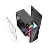 GEMBIRD OBUDOWA FORNAX 500 MIDI-TOWER (2X USB 3.1, 1X USB 2.0, HD AUDIO, SZKLANY PANEL BOCZNY, PODŚWIETLENIE ARGB) CZAR