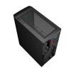 GEMBIRD OBUDOWA FORNAX 400X MIDI-TOWER (2X USB 3.0, 1X USB 2.0, HD AUDIO, SZKLANY PANEL BOCZNY, PODŚWIETLENIE ARGB) CZARNA-9444320