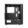 GEMBIRD OBUDOWA FORNAX 400X MIDI-TOWER (2X USB 3.0, 1X USB 2.0, HD AUDIO, SZKLANY PANEL BOCZNY, PODŚWIETLENIE ARGB) CZARNA-9444321