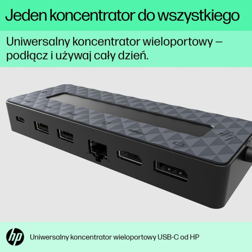 Stacja dokująca HP USB-C Universal Multiport Hub czarna 50H98AA-9442838