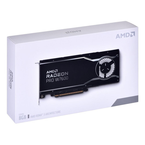 Karta graficzna AMD Radeon Pro W7600 8GB GDDR6, 4x DisplayPort 2.1, 130W, PCI Gen4 x8-9455378
