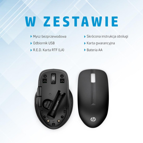 Mysz HP 430 Multi-Device Wireless Mouse Black bezprzewodowa czarna 3B4Q2AA-9461526