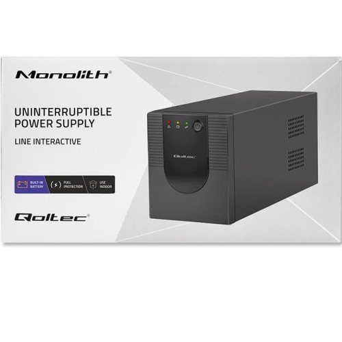 QOLTEC ZASILACZ AWARYJNY UPS LINE INTERACTIVE | MONOLITH | 1500VA | 900W-9477402