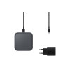 Samsung Wireless Charger Pad (with Travel Adapter) Black-9484634