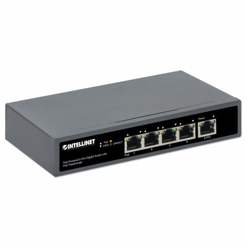 INTELLINET SWITCH GIGABIT 5X POE PASSTHROUGH ZASIL-9482921