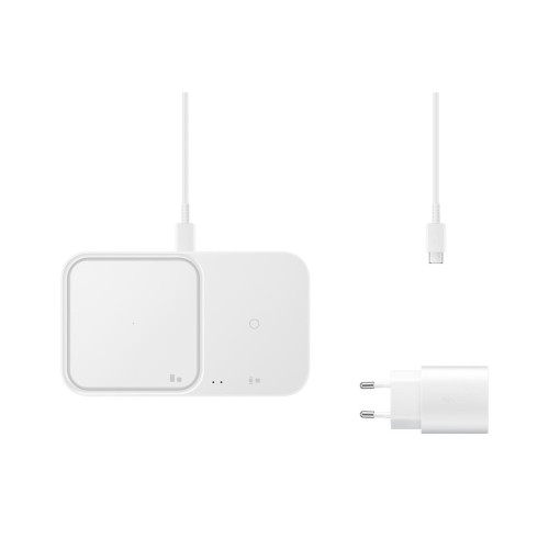 Samsung Wireless Charger Duo (without Travel Adapter), White-9484674